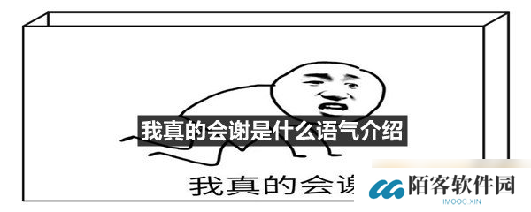我真的会谢是什么语气介绍