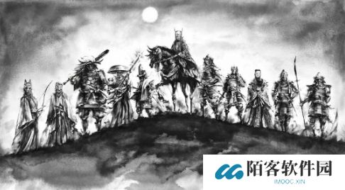 《刺客信条：影》水墨画风格海报 很神秘很威严