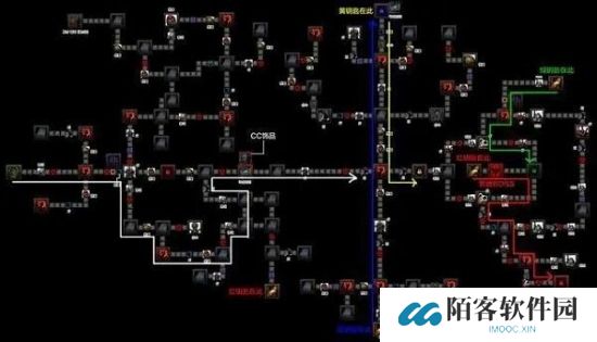暗黑地牢猩红庭院怎么走 暗黑地牢猩红庭院地图线路分享2025