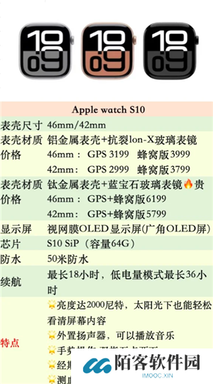 苹果手表se和s10的区别 苹果手表se和s10哪个值得入手