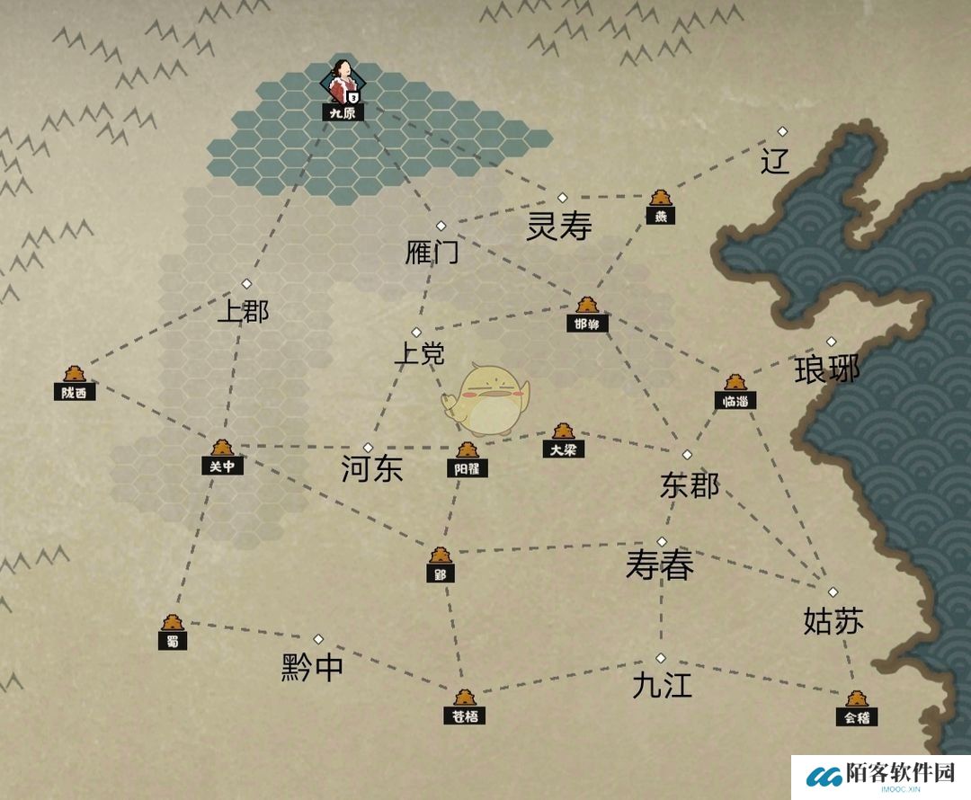 《无悔华夏》名臣分布位置大全