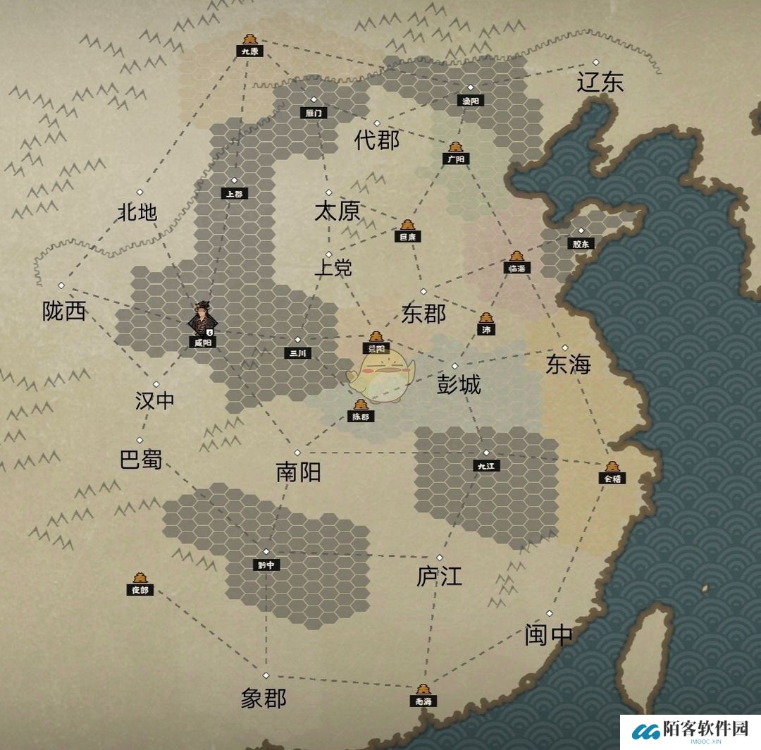 《无悔华夏》名臣分布位置大全