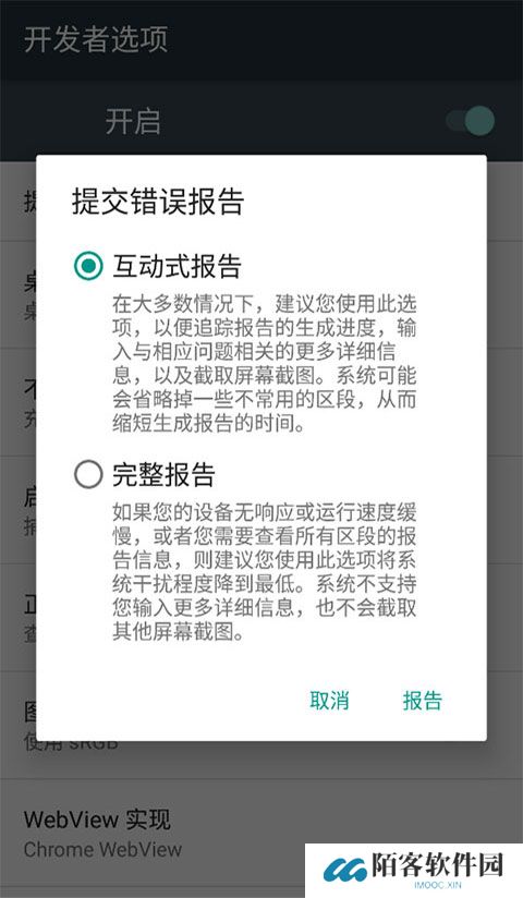 开发者选项