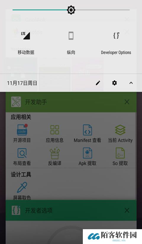 开发者选项